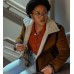 Stargirl Anjelika Washington (Beth Chapel) Brown Suede Leather Jacket
